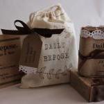 Coffee Soap 100% Natural Handmade In Bag With Tag..